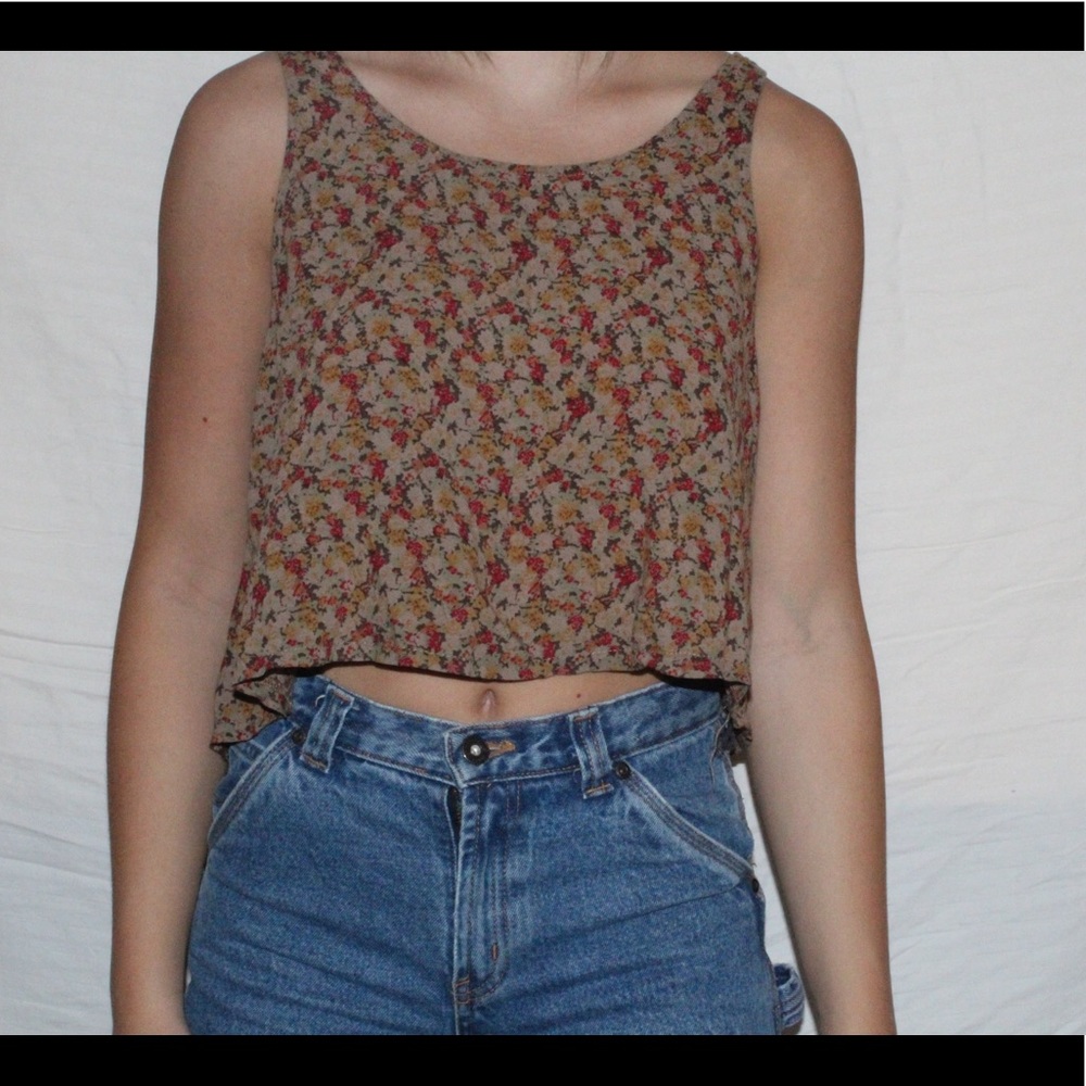 Floral tank top